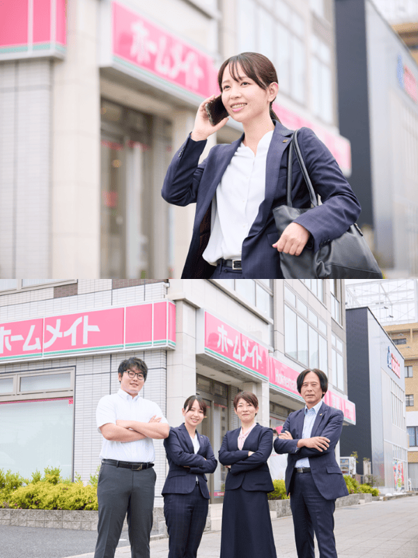 不動産営業（女性歓迎）◆安定性抜群の上場企業／年休121日／平均年収819万円／年収1000万円可能